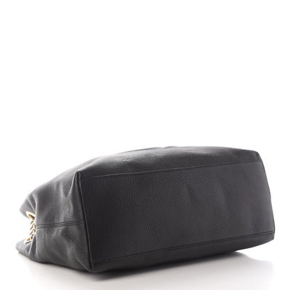 Gucci Pebbled Calfskin Medium Soho Chain Shoulder Bag Black 4 of 18