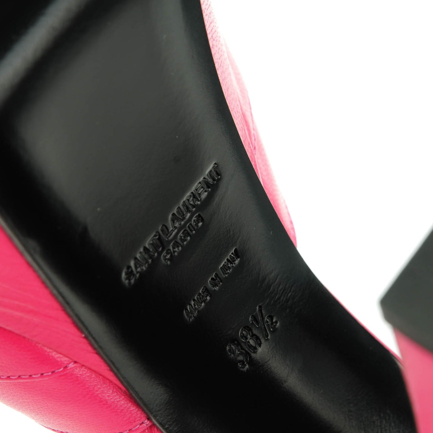 Goatskin Candy 80 Platform Sandals 38.5 Lipstick