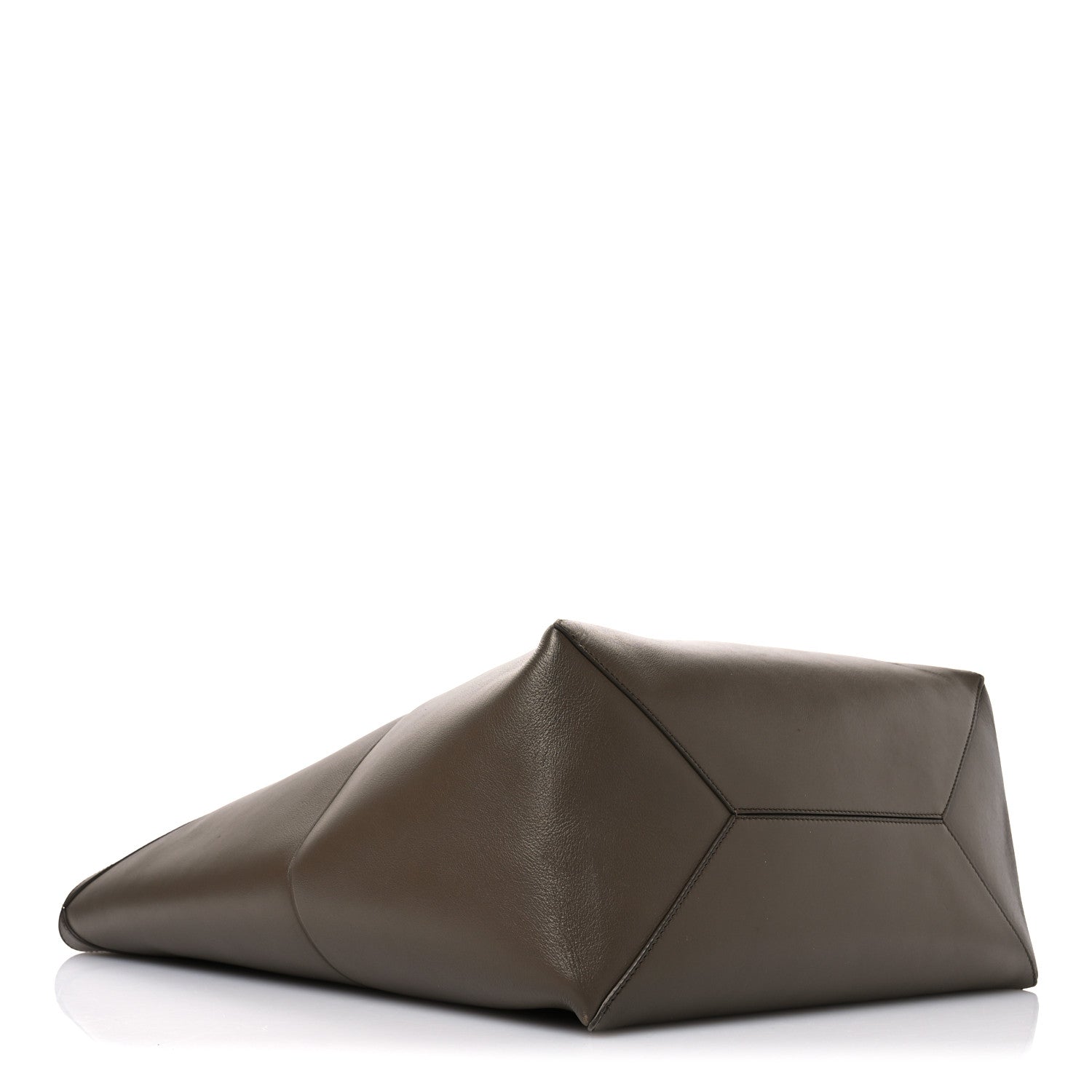 Loewe Shiny Calfskin Large Puzzle Fold Tote Khaki Green 4 of 13