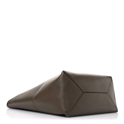 Loewe Shiny Calfskin Large Puzzle Fold Tote Khaki Green 4 of 13