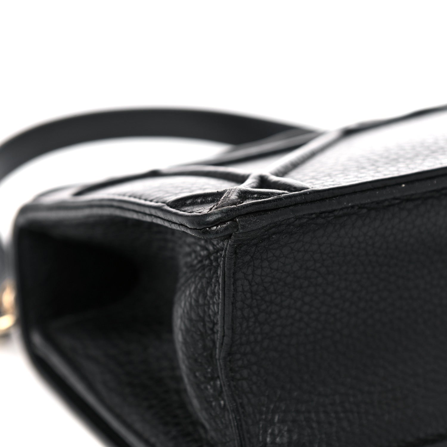 Christian Dior Grained Calfskin Medium Diorama Flap Bag Black 10 of 15