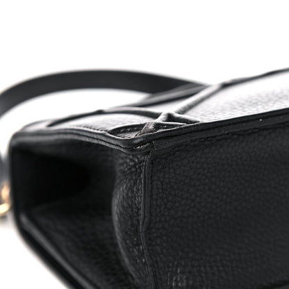Christian Dior Grained Calfskin Medium Diorama Flap Bag Black 10 of 15