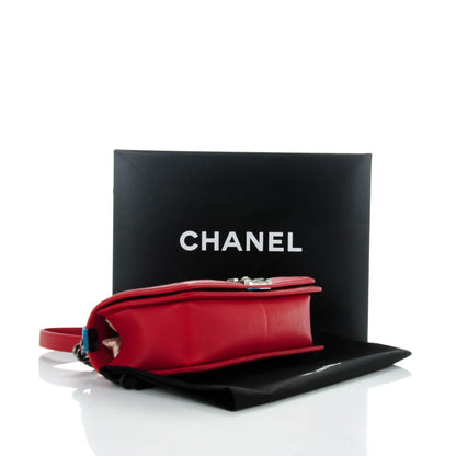 Chanel Caviar Quilted Medium Boy Flap Red 4 of 7