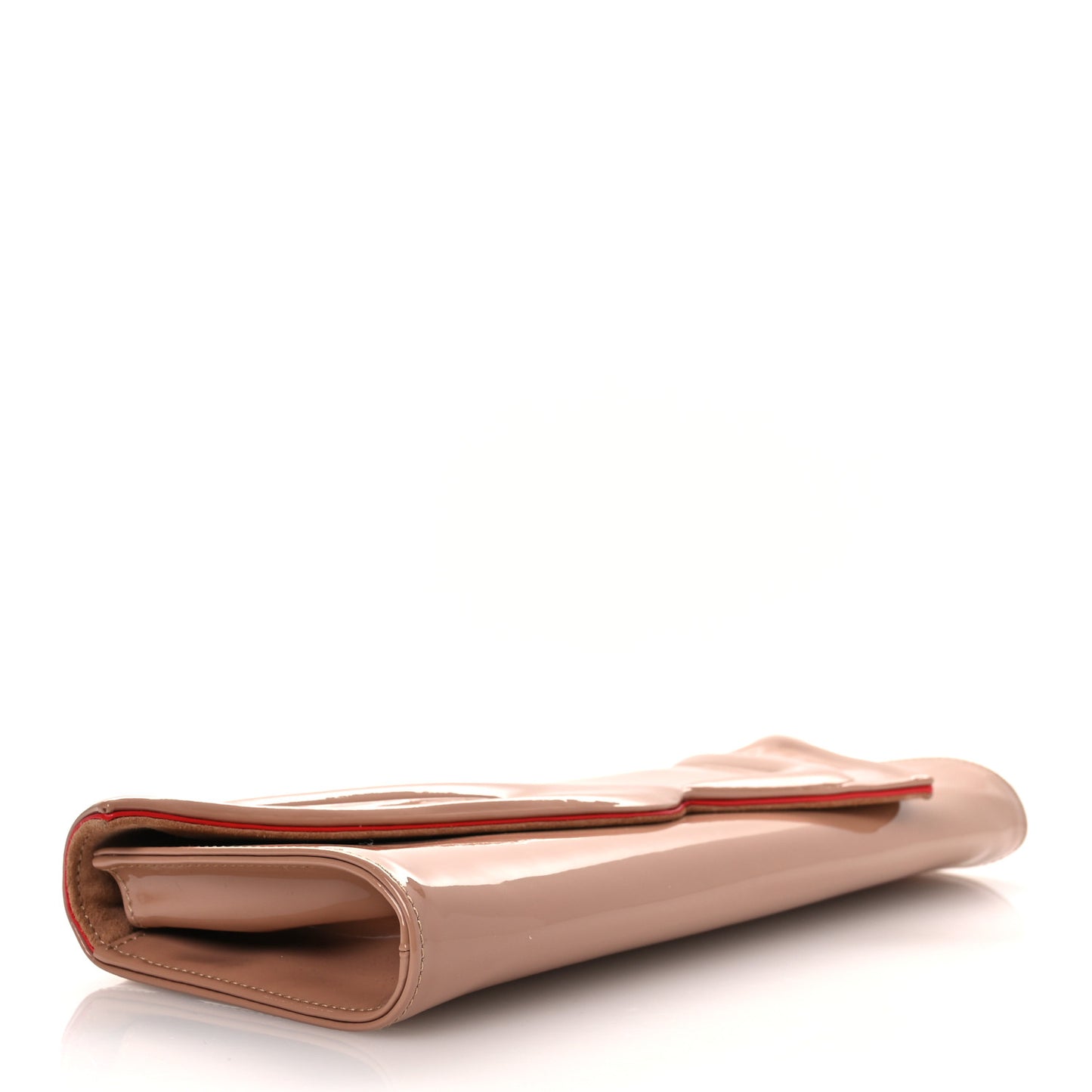 Patent So Kate Baguette Clutch Nude