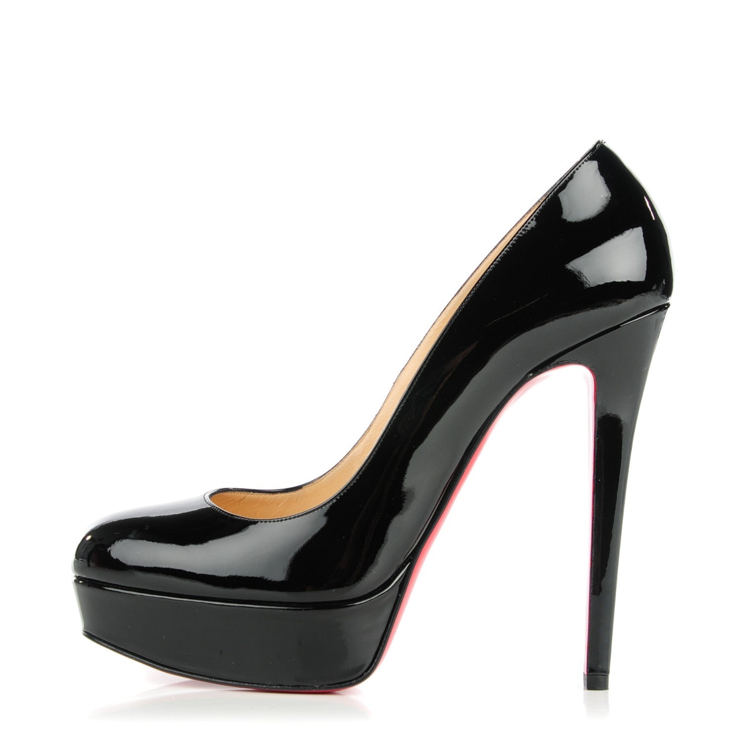 Christian Louboutin Patent Bianca 140 Pumps 39 Black 1 of 8