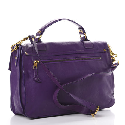 Proenza Schouler Lambskin Medium PS1 Satchel Amethyst 2 of 12