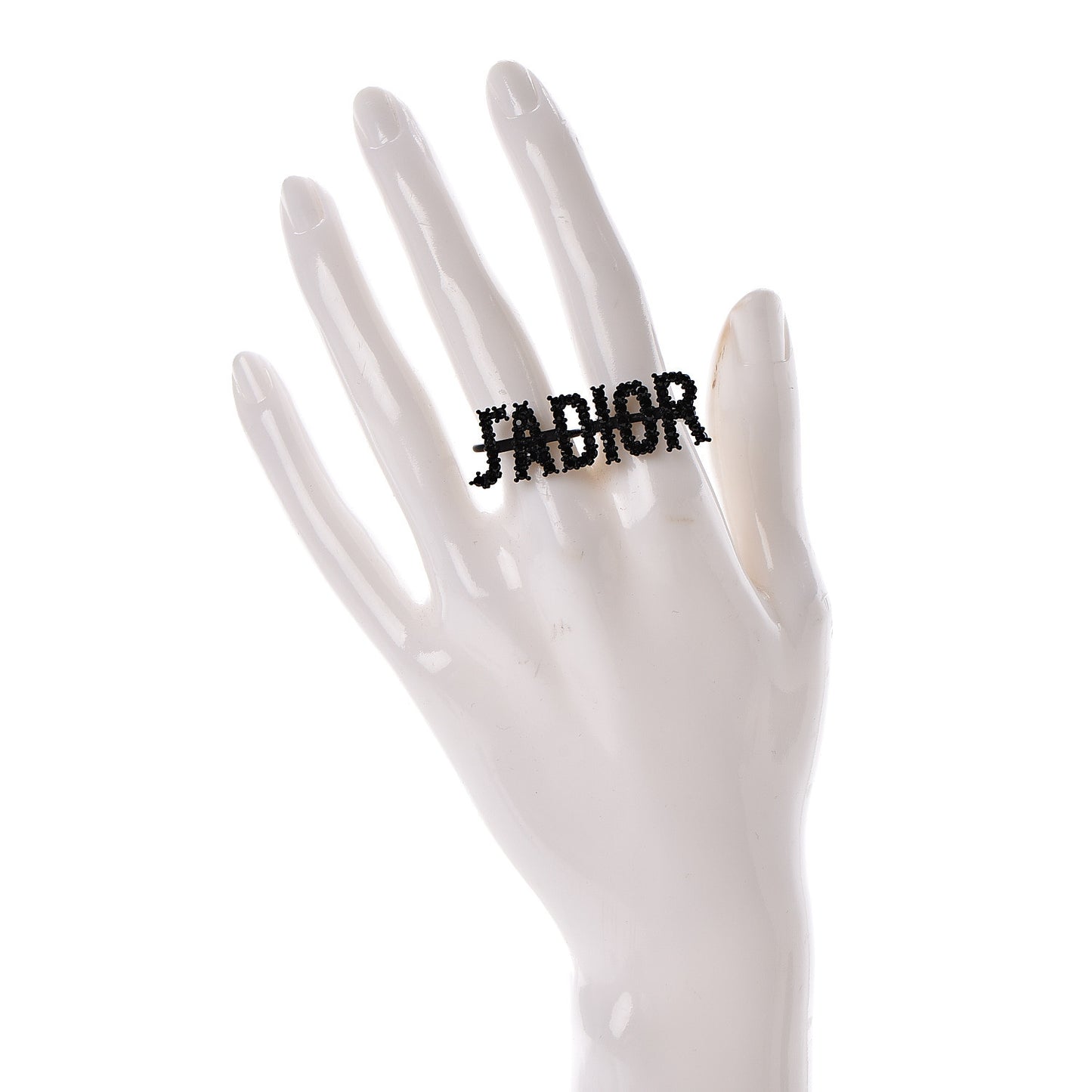 Crystal J'Adior Double Ring M Black