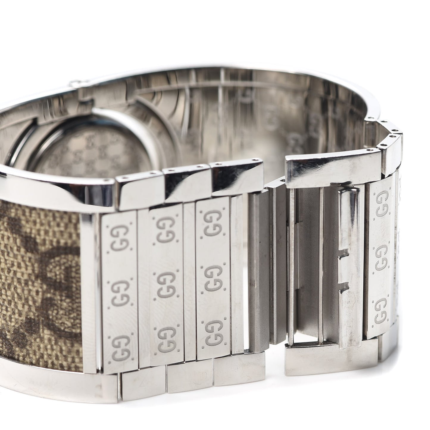 Stainless Steel Canvas Mother of Pearl 33mm Twirl Monogram Quartz Watch