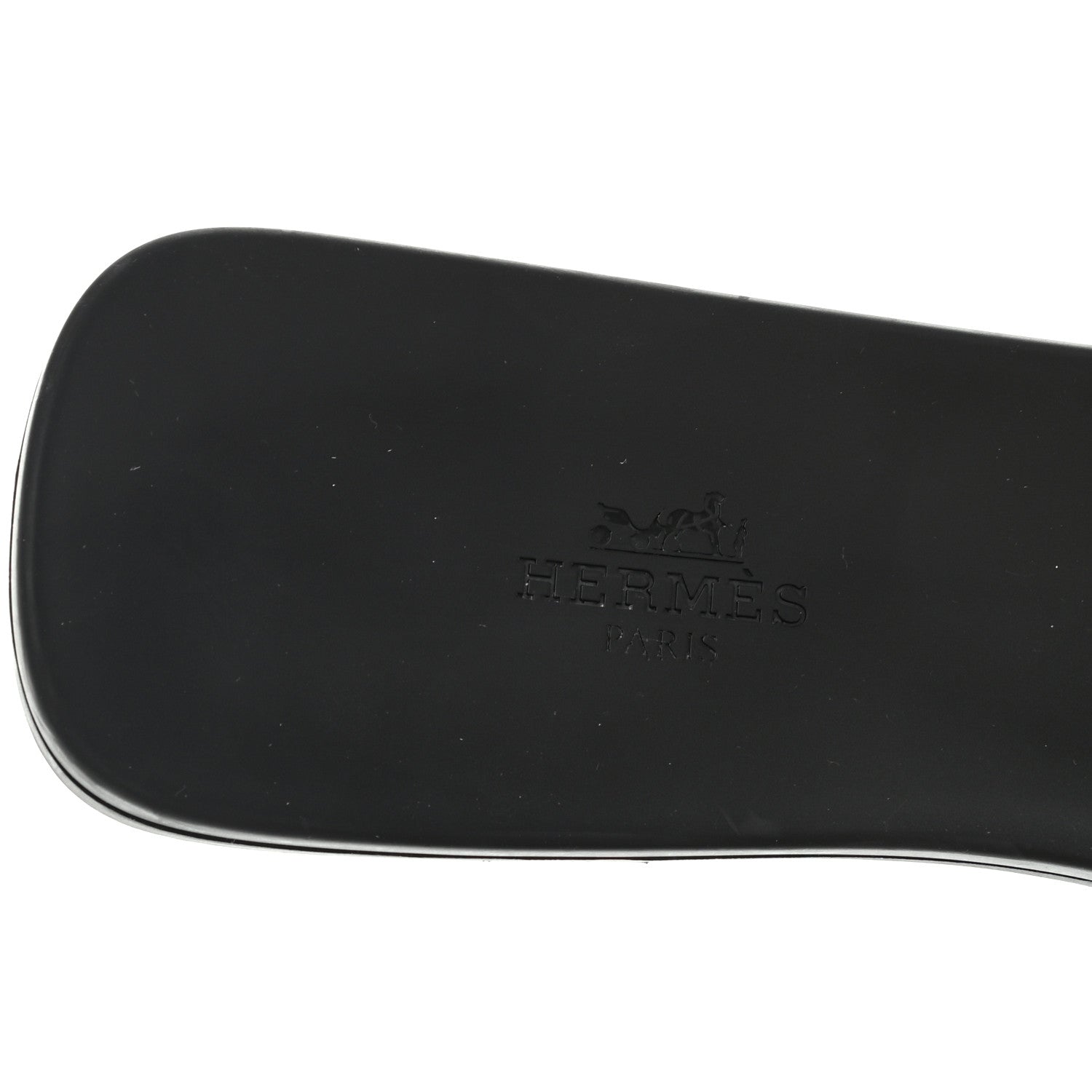 Hermes Rubber Aloha Sandals 41 Black 6 of 9