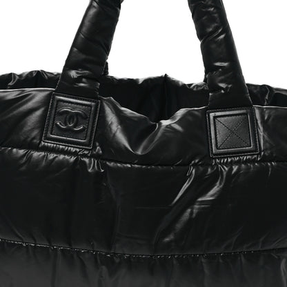 Chanel Nylon Coco Cocoon Large Reversible Tote Black 8 of 16