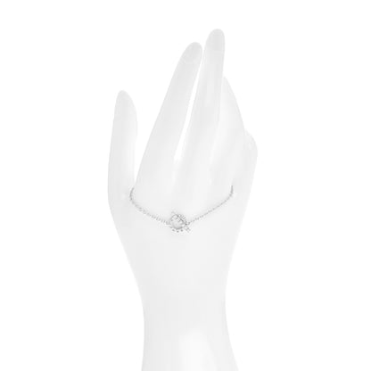 Hermes 18K White Gold Diamond Finesse Bracelet SH 2 of 4
