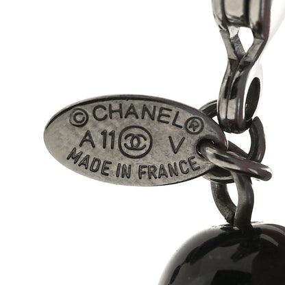 Chanel Ruthenium Bead CC Bracelet Black 4 of 5