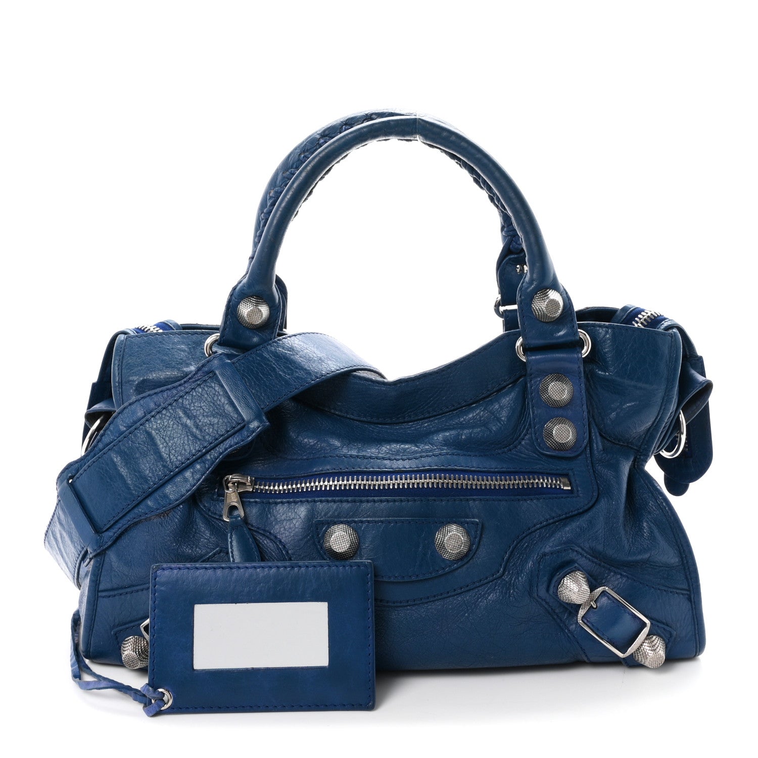 Balenciaga Agneau Giant 21 Silver Hardware City Outremer 3 of 12