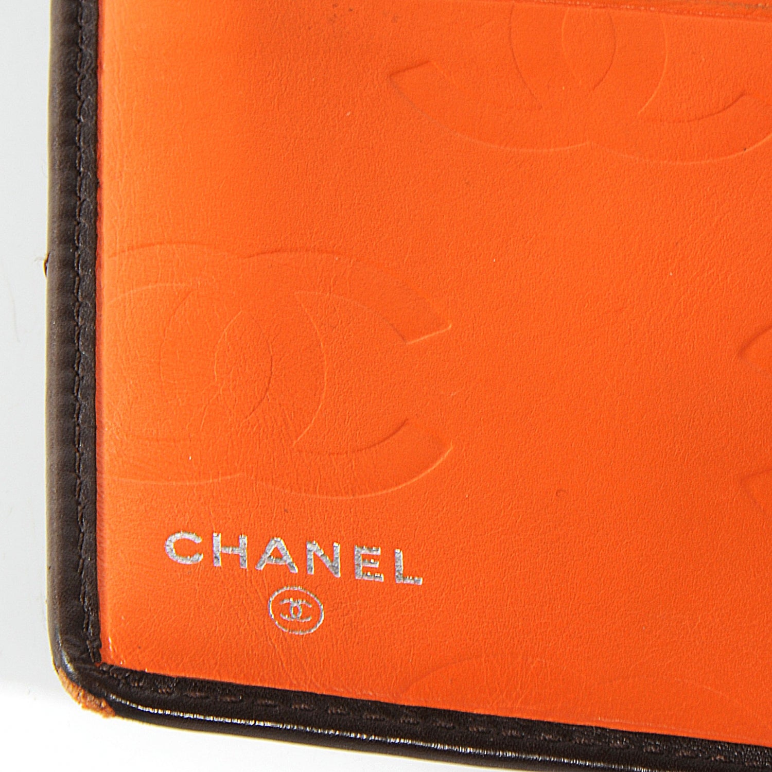 Chanel Calfskin Quilted Cambon CC Yen Wallet Brown 3 of 9