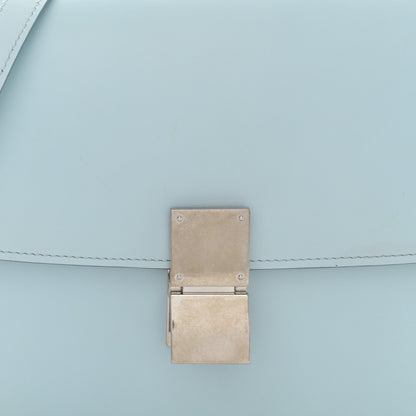 Celine Box Calfskin Medium Classic Box Flap Bag Pale Blue 9 of 11