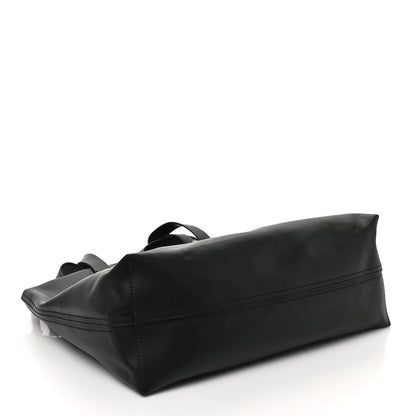 Valentino Garavani Calfskin VLNT Print Rockstud Top Handle Messenger Tote Black 5 of 8