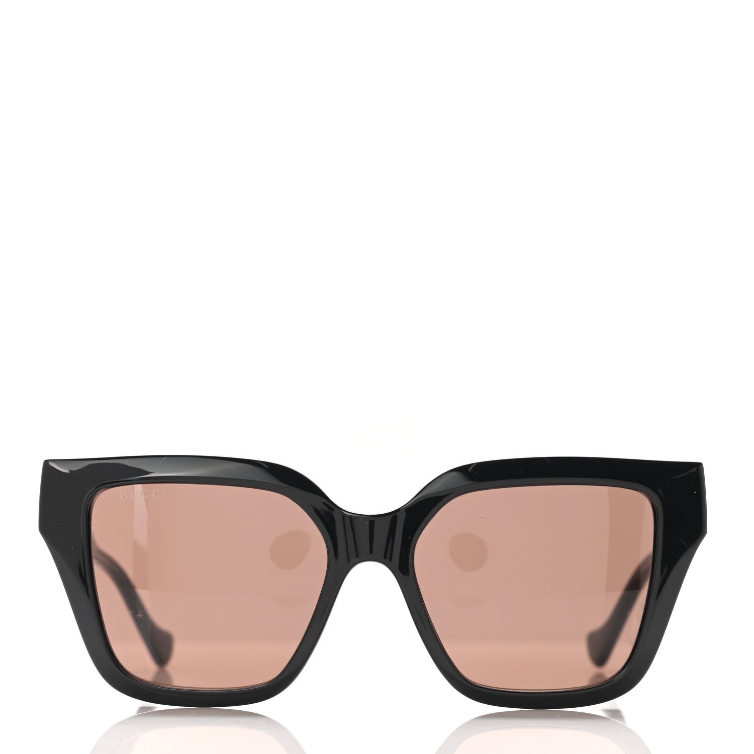 Gucci Acetate Square Frame Chain Sunglasses GG1023S Black 3 of 5