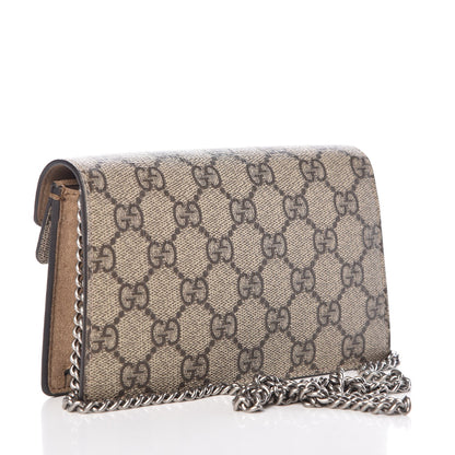 Gucci GG Supreme Monogram Super Mini Dionysus Shoulder Bag Taupe 3 of 7