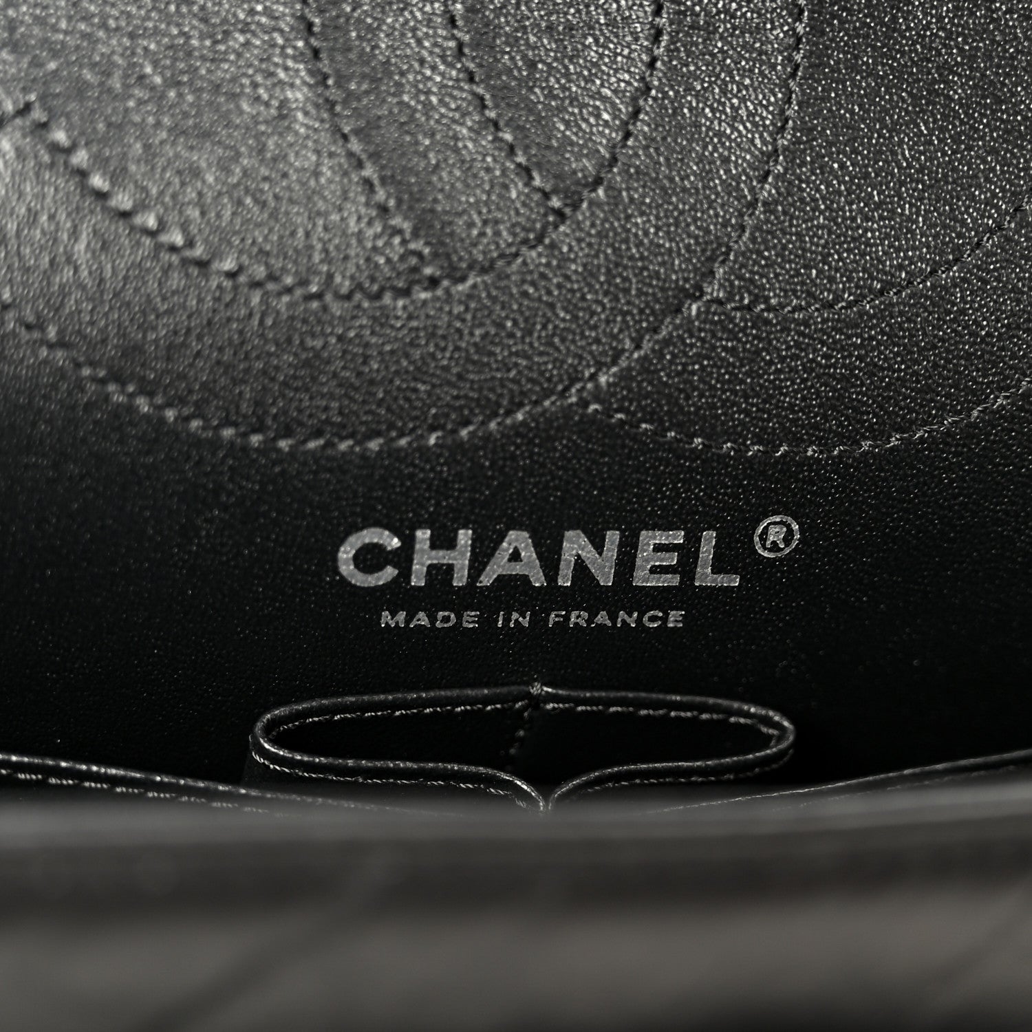 Chanel Aged Calfskin Chevron Quilted 2.55 Reissue 226 So Black 6 of 10