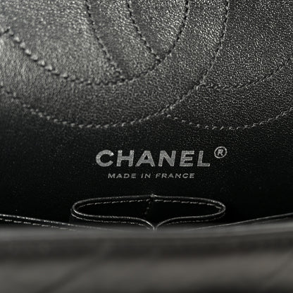 Chanel Aged Calfskin Chevron Quilted 2.55 Reissue 226 So Black 6 of 10