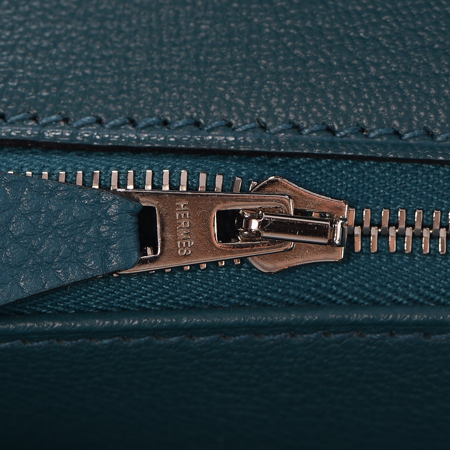 Hermes Taurillon Clemence JPG Shoulder Birkin II 42 Cobalt 18 of 32
