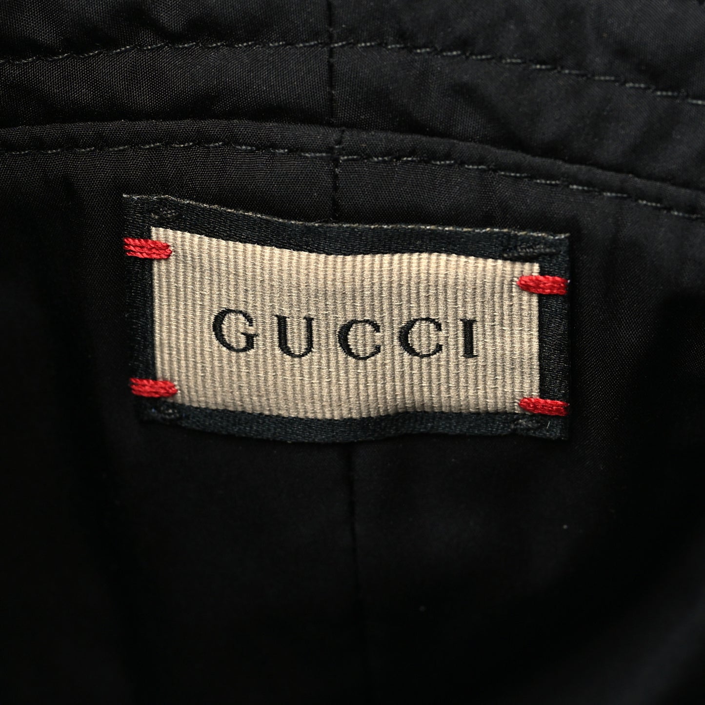 Nylon GG Bucket Hat M Black