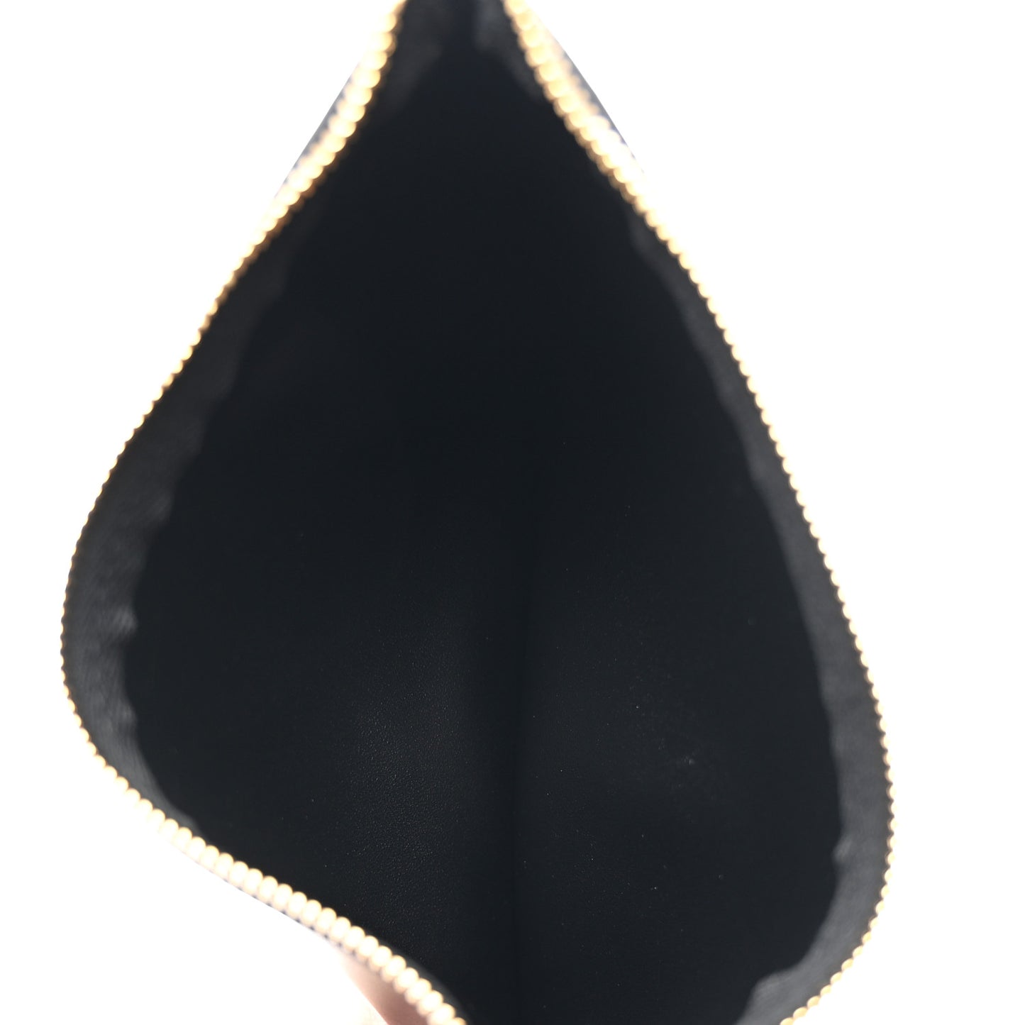 Smooth Calfskin Triomphe Medium Louise Bag Black