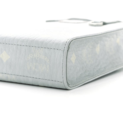 MCM Maxi Visetos X-Mini Aren Tote Sky 9 of 10