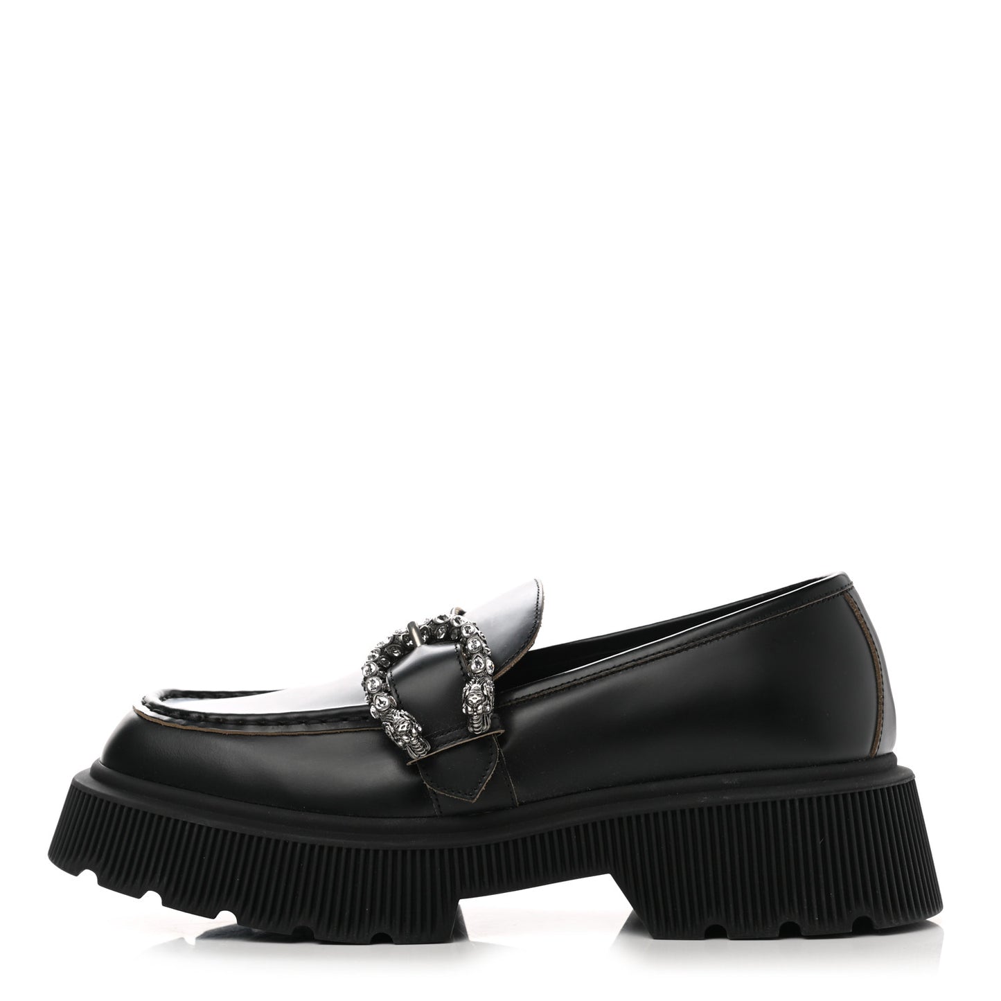Cordovan Lux Dionysus Hunder Loafers 40.5 Black