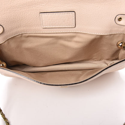 Chloe Grained Calfskin Medium Sally Flap Bag Beige 5 of 14