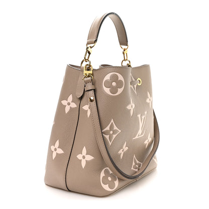 Louis Vuitton Empreinte Monogram Giant Neonoe MM Tourterelle Creme 4 of 10