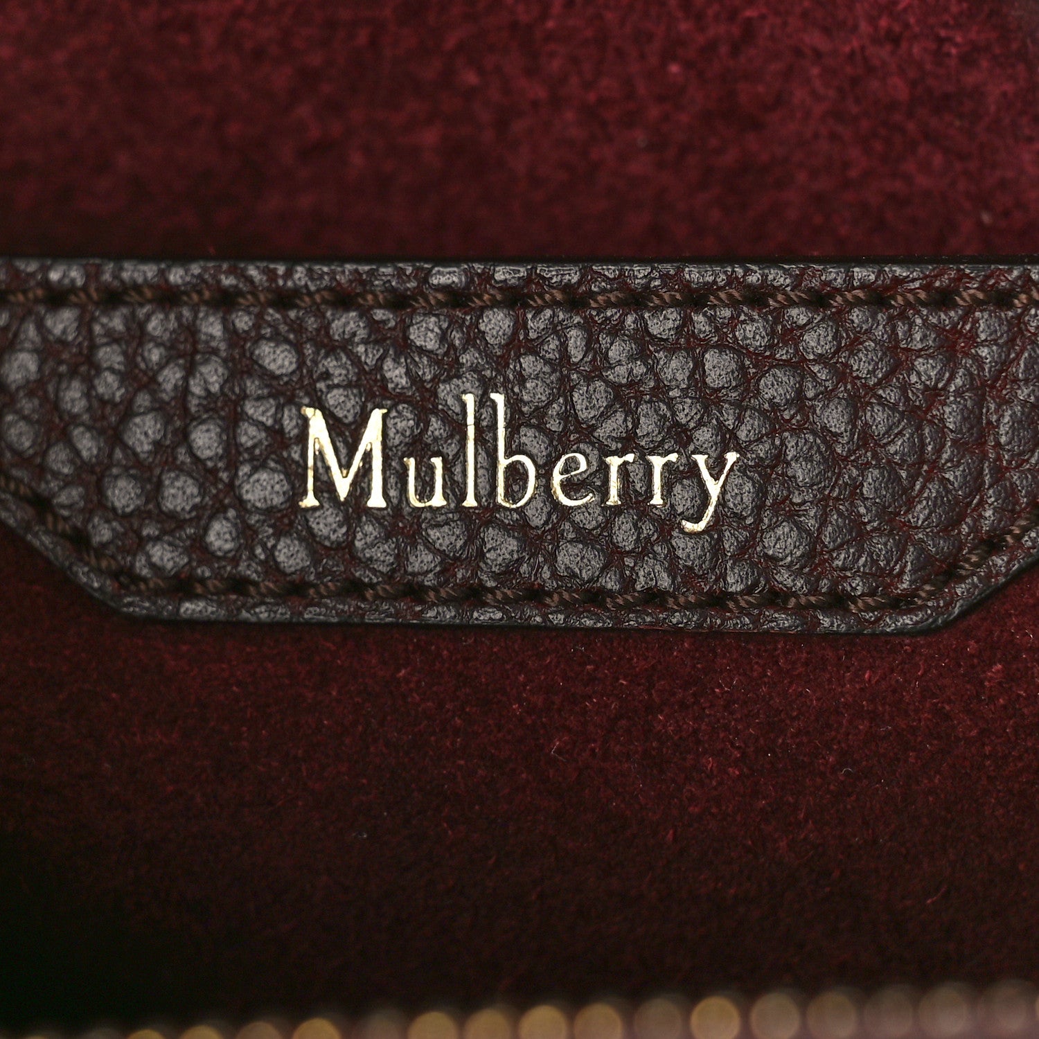 Mulberry Small Classic Grain Calfskin Hopton Oxblood 6 of 9