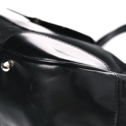 Prada Tessuto Nylon Soft Calfskin Shoulder Bag Black 11 of 15
