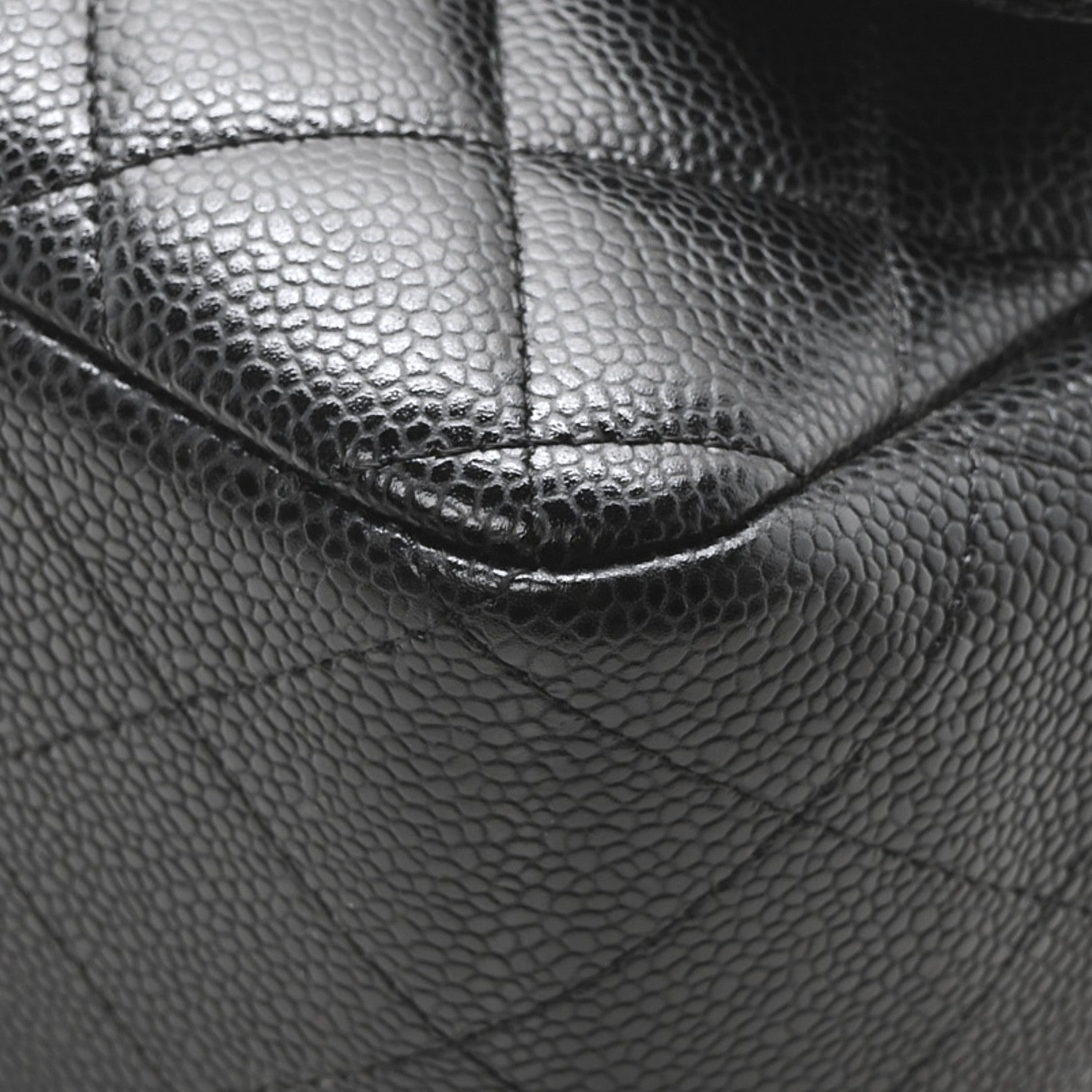 Chanel Caviar Quilted Jumbo Single Flap Black 10 of 10