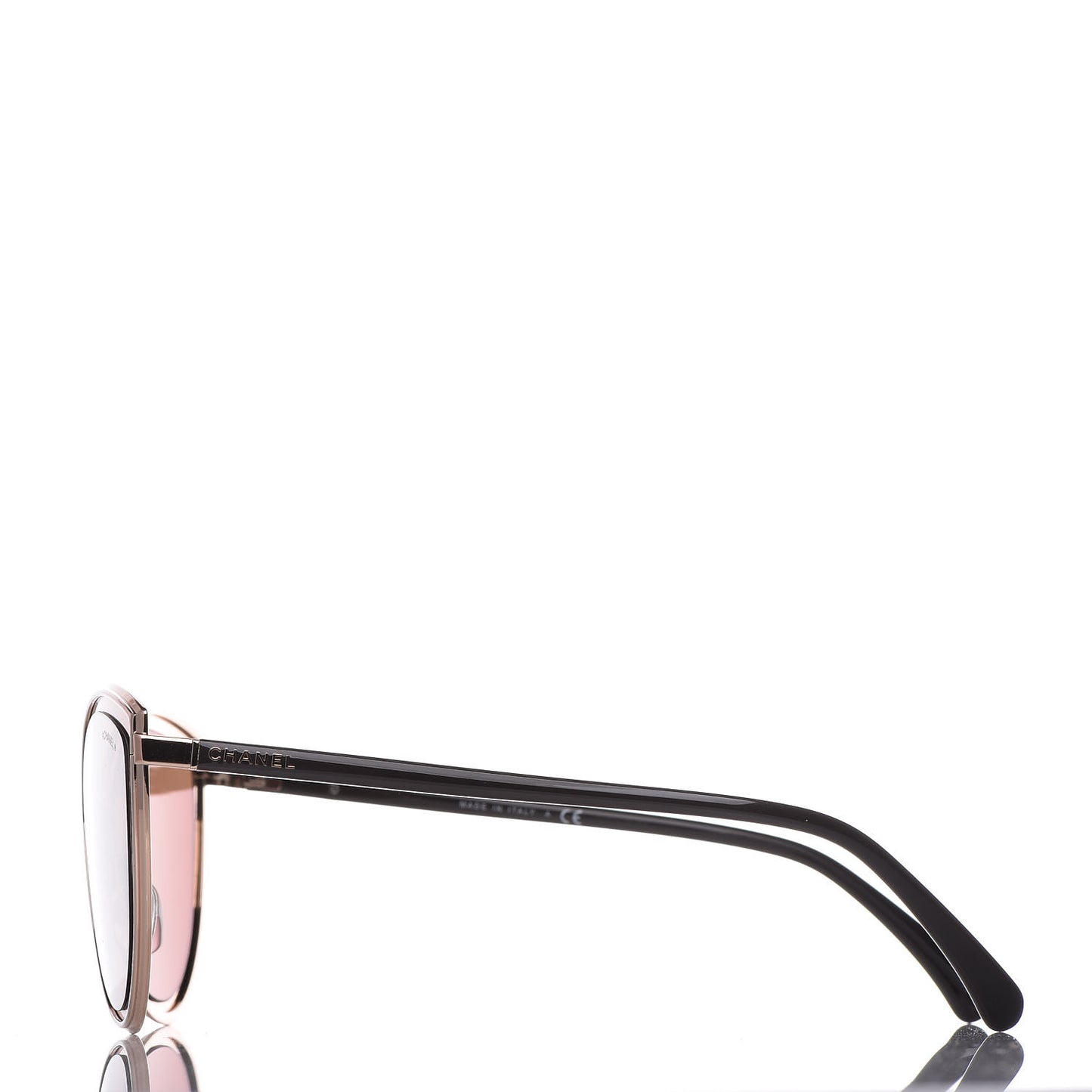 Metal Cat Eye Sunglasses 4222 Pink Gold