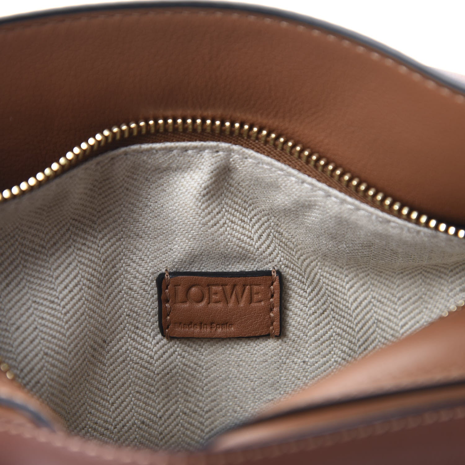 Loewe Calfskin Mini Puzzle Bag Tan 8 of 10