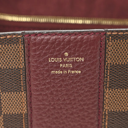 Louis Vuitton Damier Ebene Cuir Taurillon Wight Bordeaux 6 of 9