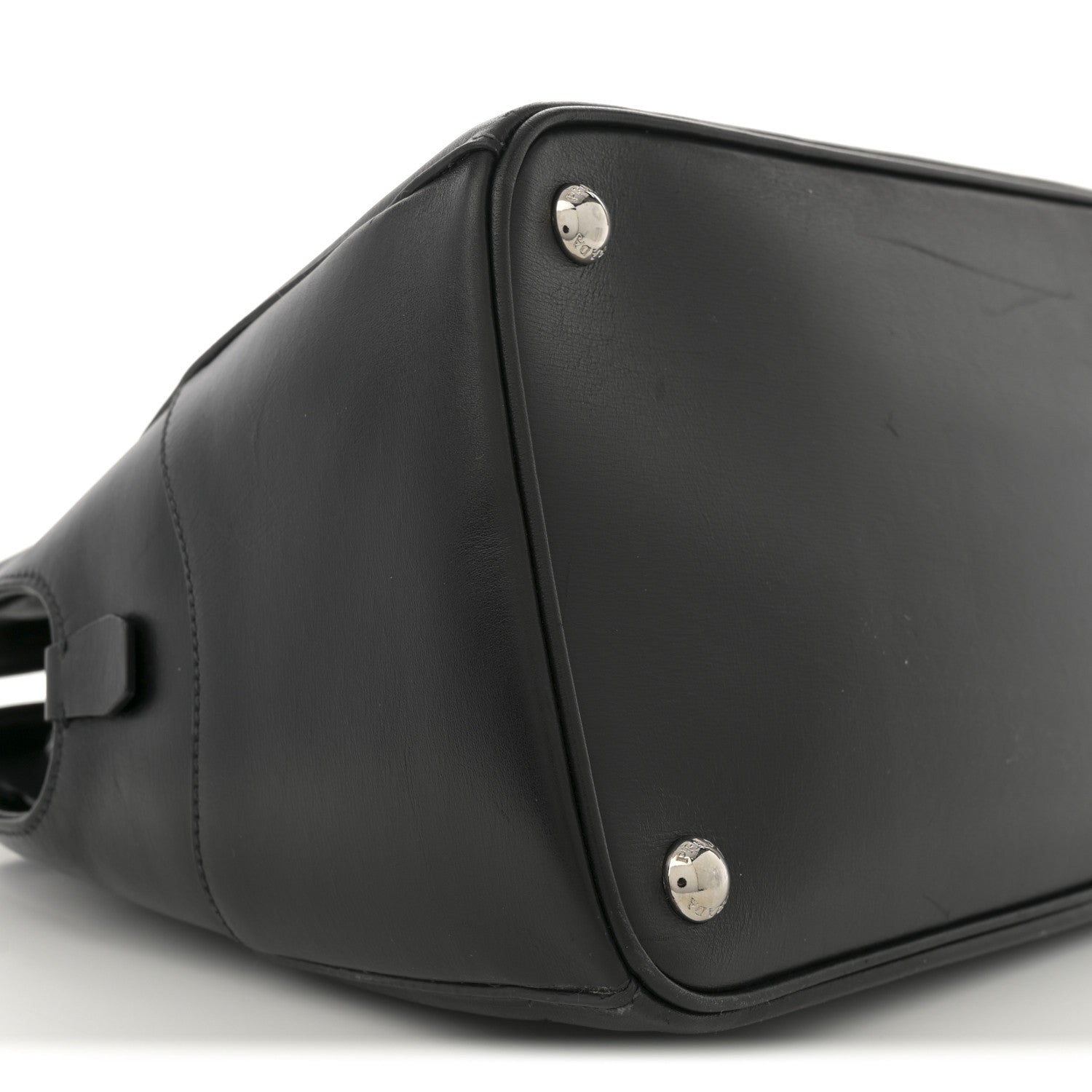 Prada Vitello Bowler Black 9 of 12