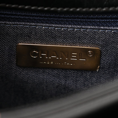 Chanel Crumpled Calfskin En Vogue Rope Flap Black 6 of 10