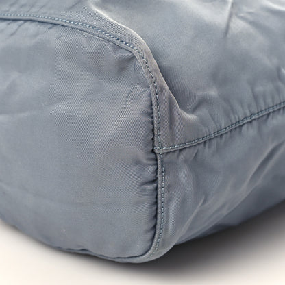 Prada Nylon Vela Drawstring Pouch Blue 8 of 8