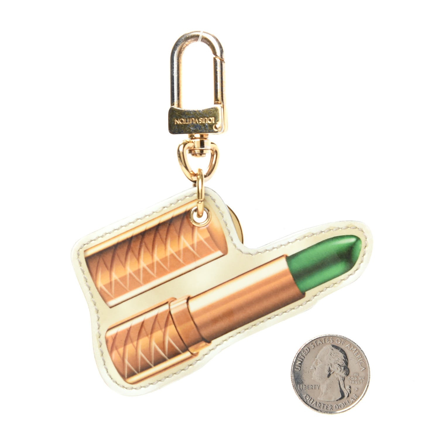 Louis Vuitton Illustre Lipstick Bag Charm 734117 – FASHIONPHILE