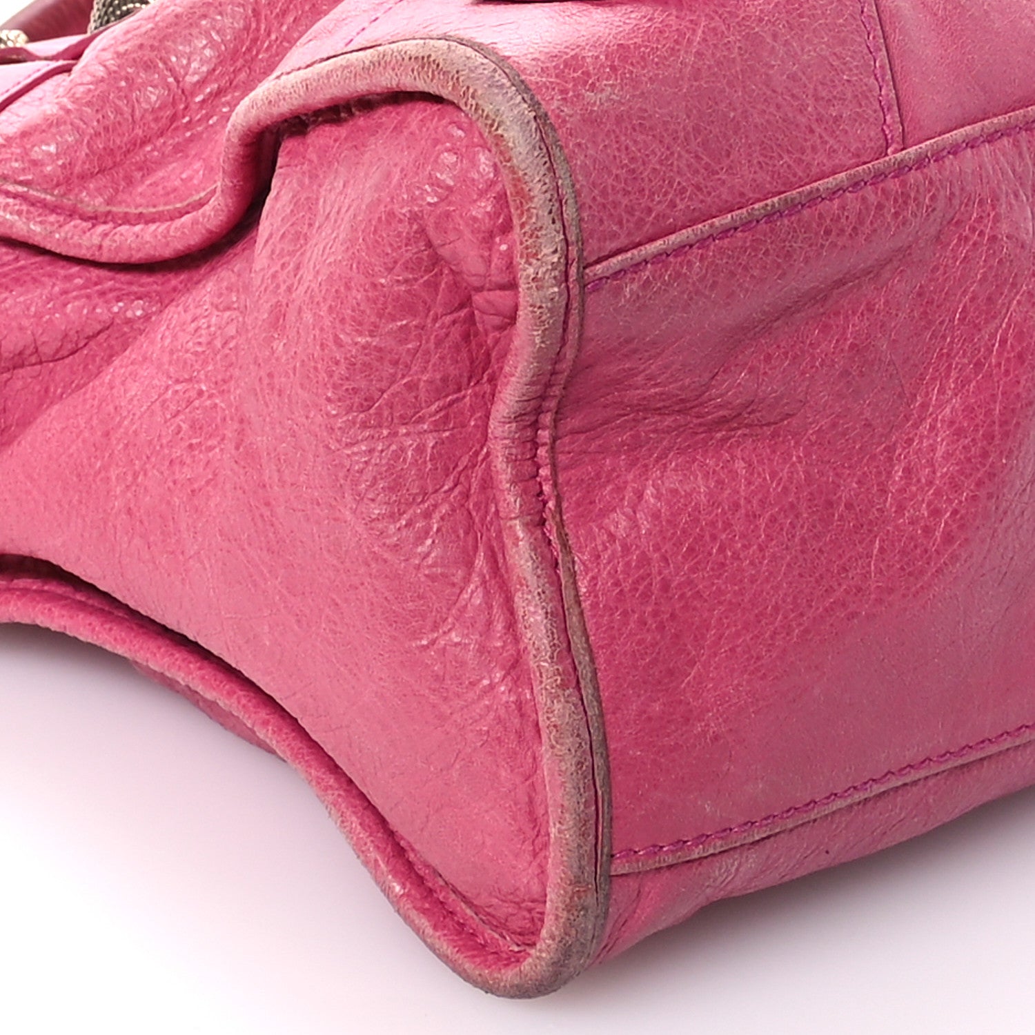 Balenciaga Agneau Giant 21 Rose Gold Hardware City Cyclamen Fucsia 10 of 15
