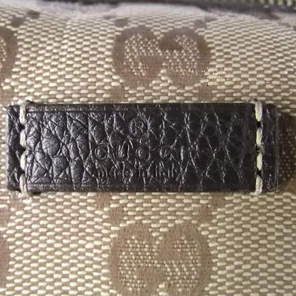 Gucci Crystal Monogram Dollar Calfskin Medium Joy Boston Beige Ebony Testa di Moro 5 of 9