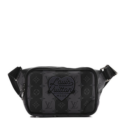 Louis Vuitton X NIGO Monogram Eclipse Stripes LV Heart Modular Sling Bag 1 of 9