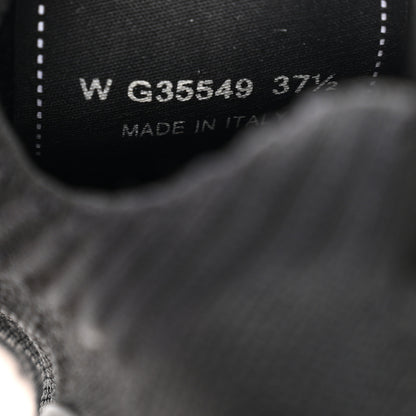 Chanel Fabric Logo Sneakers 37.5 Black 8 of 8