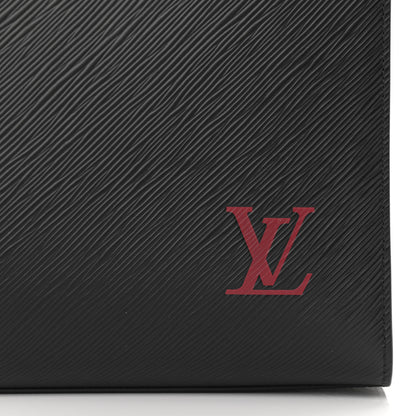 Louis Vuitton Epi Sac Plat PM Black 6 of 8