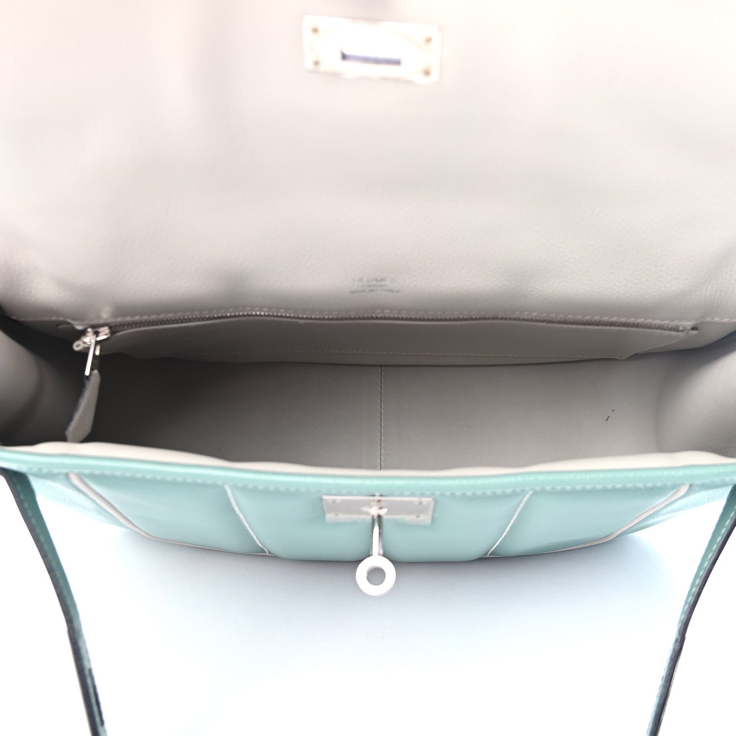 Hermes Evercolor Sac Berline 28 Ciel Gris 4 of 5