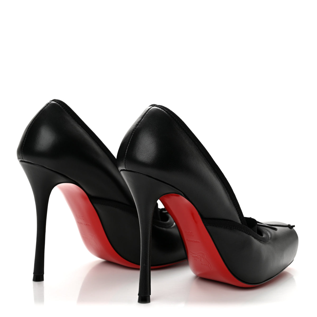 Christian Louboutin Nappa Cassiastic 100 Pumps 38.5 Black 5 of 8