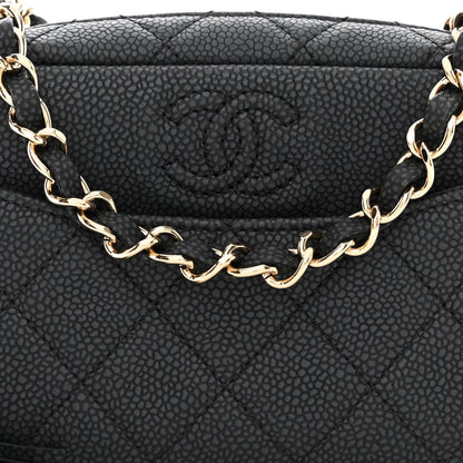 Chanel Iridescent Caviar Quilted Mini Coco Tassel Camera Case Black 8 of 11
