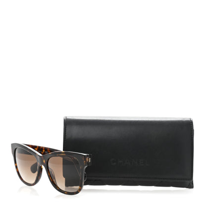 Chanel Acetate Runway Square Sunglasses 5380 Dark Tortoise 8 of 8